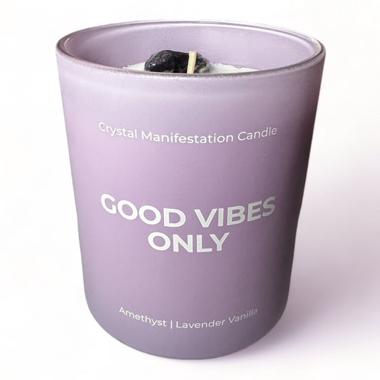 Good Vibes Only Manifestation Candle