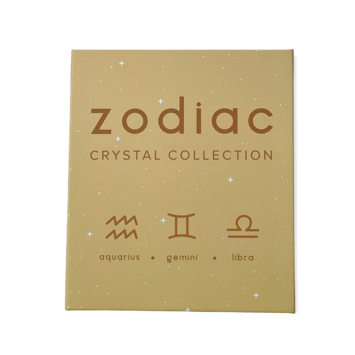 Zodiac Crystal Collection (Air Signs) Aquarius, Gemini, and Libra