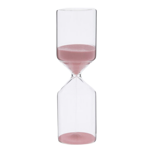 15 Minute Pink Hourglass Sand Timer